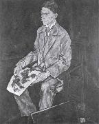 Egon Schiele Portrait of Dr.Franz Martin Haberditzl Sweden oil painting artist